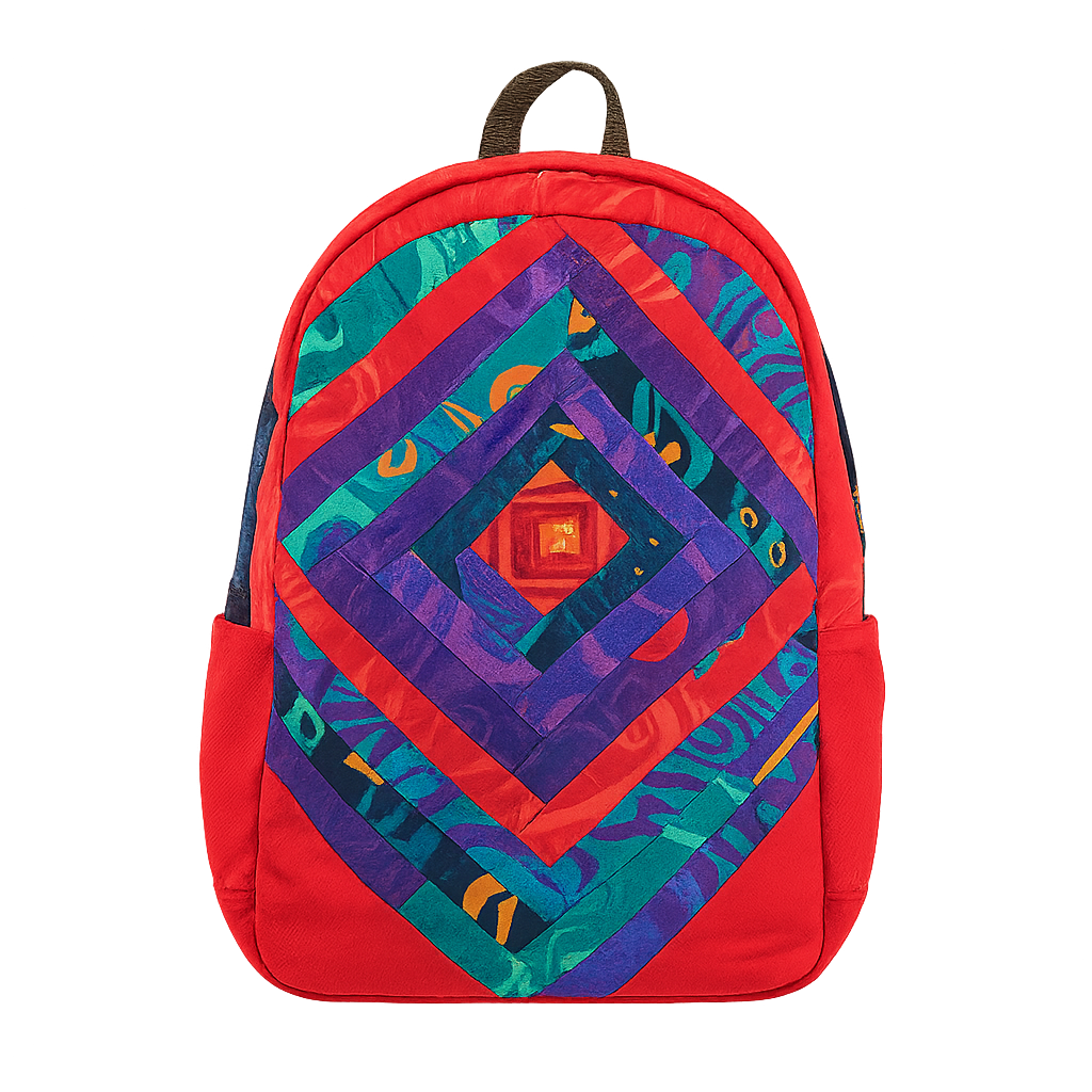 Exemplo de mochila 2 - Estilo Retalhos